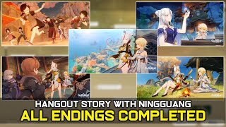 Hangout Story With NINGGUANG Guide (Completed all Endings) - Genshin Impact Indonesia