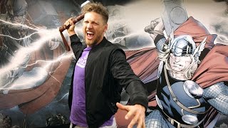 SF Giants Hunter Pence visits Marvel! SF Giants Hunter Pence visits Marvel!