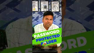 OMG 🔥 How to create password protect folder best PC tips and tricks #pc #password #folder