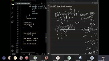 List ADT - Array Based - Unsorted - 09 Clear/Make_Empty, Empty and Full functions