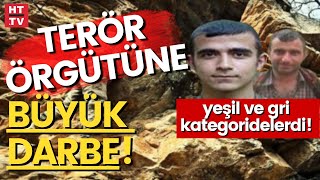 Yeşil ve gri kategoride aranan iki terörist etkisiz hale getirildi