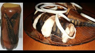 СКУМБРИЯ в БУТЫЛКЕ, КАК КОПЧЕНАЯ, Малосольная РЫБА, С луковой шелухой СКУМБРИЯ в БУТЫЛКЕ, КАК КОПЧЕНАЯ, Малосольная РЫБА, С луковой шелухой