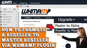 HOW TO PROMOTE RESELLER INTO MASTER RESELLER USING WHMAMP RESELLER PLUGIN IN WHM? [EASY STEPS]☑️