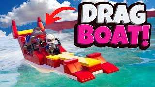 I Built a DRAG BOAT To CRUSH The COMPETITION in the NEW Lego 2K Drive!