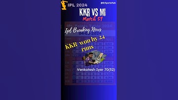 IPL 2024 Points Table Update After KKR vs MI Match #pointstable #kkrvmi #ipl2024