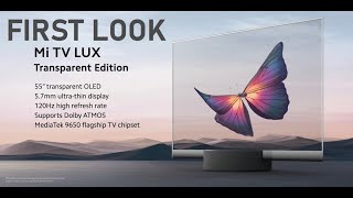 Mi TV Lux Transparent Edition, первый взгляд | Mi TV Lux Transparent Edition 55-дюймовая OLED-панель, 120 Гц, RR