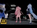 [二次元]💗B在即時💃跳舞練習 dance practice (real-time) Lime ライム Wife i-dle【4K】VRChat VRChat MR MMD World