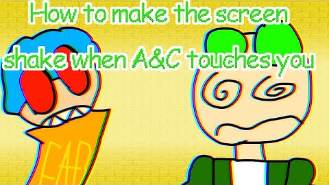 How To Make Screen Shaked When A&C Touchs You To Your Decompile! 💾🤮/ #video #decompile #baldisbasics
