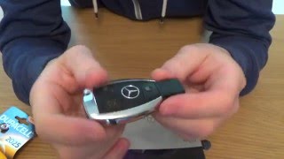 KEY Fob Battery replacement on a Mercedes Benz C Class W204