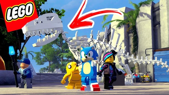 Oi, eu sou o LEGO® Sonic! Bem-vindo ao hub das crianças