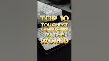 Top 10 Toughest Languages in the world #youtubeshorts #trending #shorts #top10