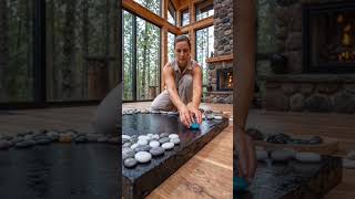 Luxury Forest Cabin Bed Made from Giant Tree Trunk &amp; Epoxy Resin | Amazing DIY Bedroom Design