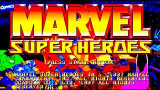 Marvel Super Heroes (Sega Saturn) — Opening Intro Movie, Gameplay & Attract Mode Showcase (4K)