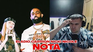 REACCION Eladio Carrión, Nicki Nicole - Nota (Video Oficial)