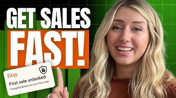 Get Your First Sales to 100 Etsy Sales FAST (easier than you think!)
