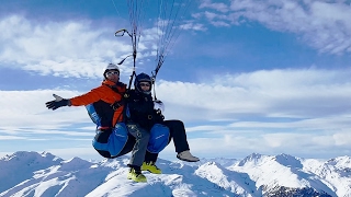 Biplace Paragliding in Davos - Soaring am Start