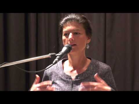 Sahra Wagenknecht in Sulzbach/Saar