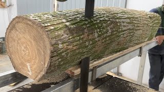 Amazing Woodworking Design Ideas &amp; Peak Woodworking Skills // Handmade Table From Large Tree Trunk