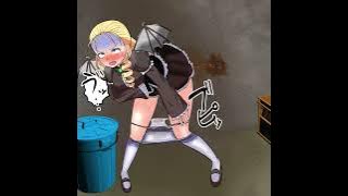 anime girl food poison diarrhea
