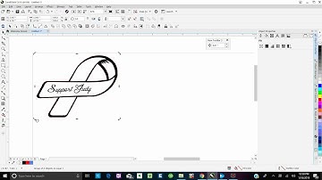 Design and cut a patch with laser cutter and coreldraw