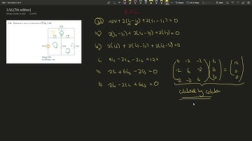 3.56 (7 edition) Determine v1 and v2 in the circuit of Fig. 3.101
