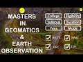 Masters  geomatics  earth observation  india