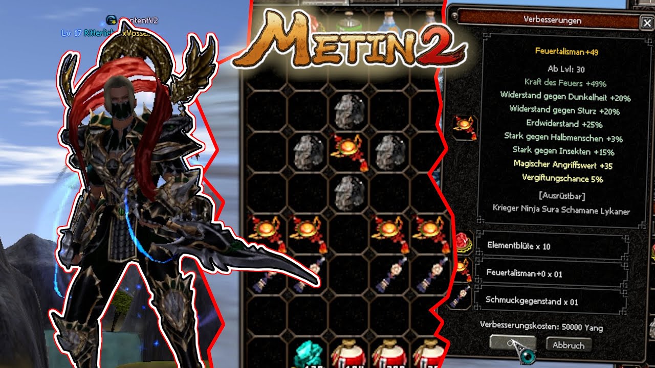 Metin2 DE | 🔥 TALI +49?? / DER MAVE & VOSSI UPP | Let´s Play Metin2.de ...