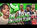 I Added a RANDOM Legend To Every NBA Team in 2K22