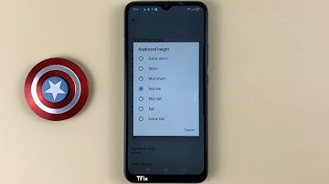 How to change the Keyboard Height on Realme C15 Android 11