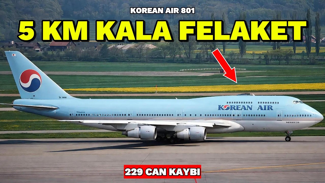 Yorgun Bir Kaptan, Eksik İletişim ve 229 Can Kaybı | Korean Air 801 Uçak Kazası