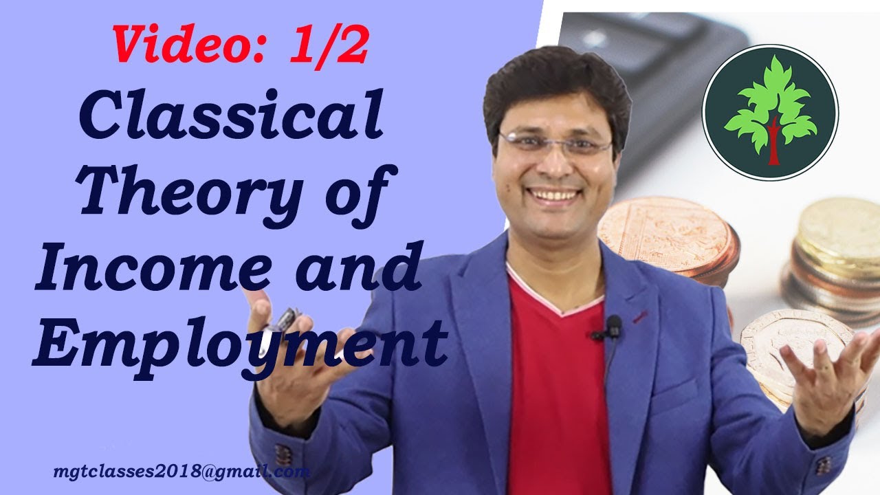 1st Part  - Classical Theory of Income and Employment in Hindi