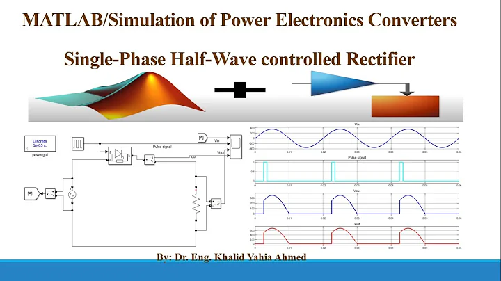 MATLAB/Simulation of Single Phase Half Wave Controlled Rectifier with R,  and RL Load