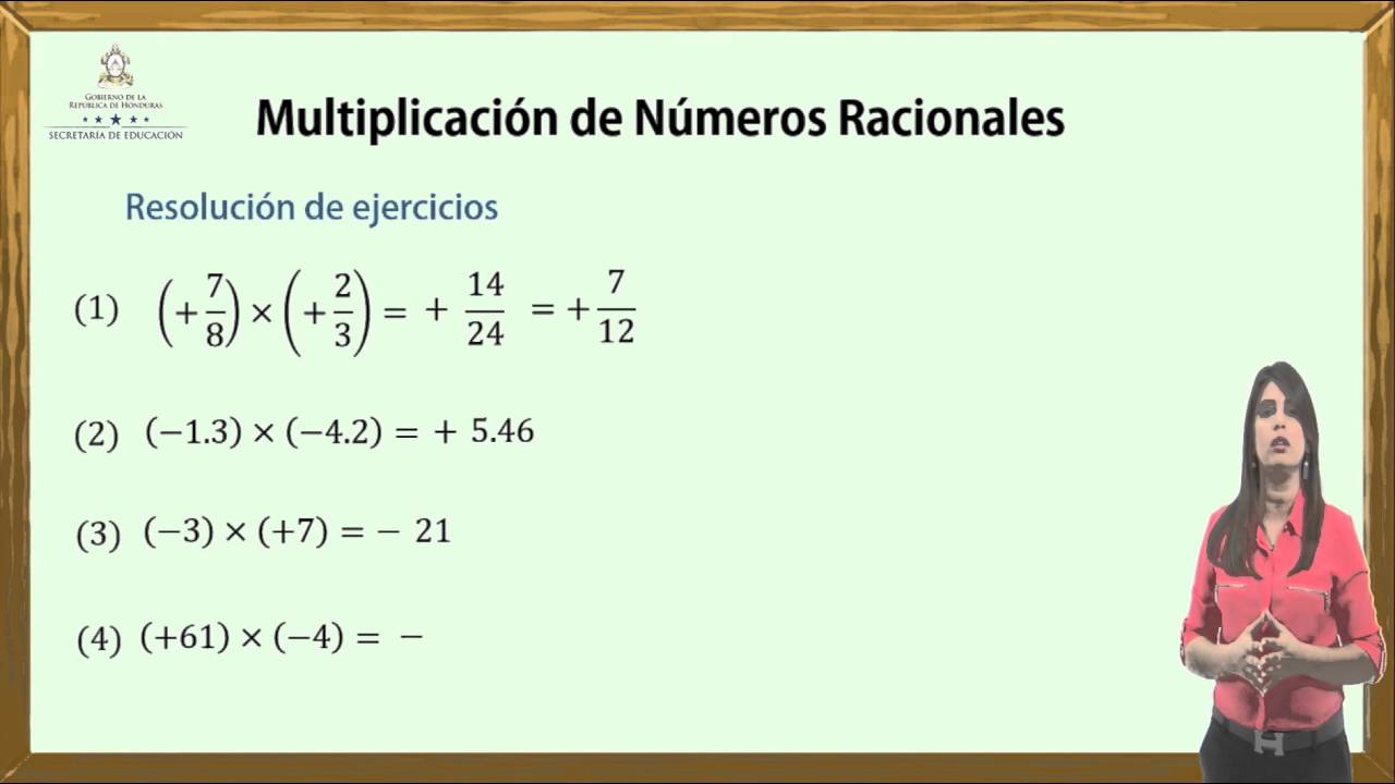 2 Abril Multiplicación De Números Racionales Ii Youtube