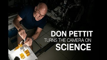 NASA Astronaut Don Pettit Demonstrates Zero-Gravity Water Orbit Experiment