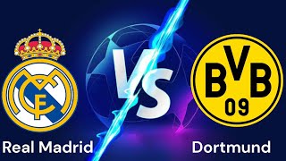 LIVE Real madrid VS Dortmund UCL final | Champions league | watch along |UEFA champion league| FC 24