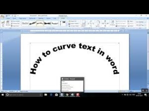 How to WordArt Curve in Windows 10/13/16 | in Hindi/ Urdu Tutorial 2019 latest