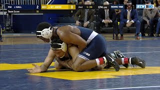 Big Ten Wrestling 2018 - 174 lbs  - Penn State's Mark Hall vs. Michigan's Myles Amine