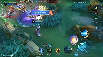 16 KILLS BUILD TOP 1 GLOBAL GORD, mobile legends bang bang, MLBB