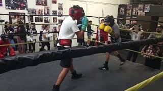 Abraham I. Sparing At Undefeated Boxing In Upland, Ca
