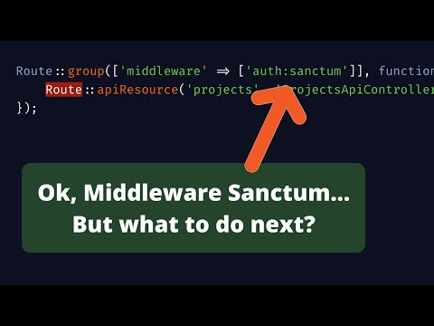 Example of Laravel Sanctum with API Tokens