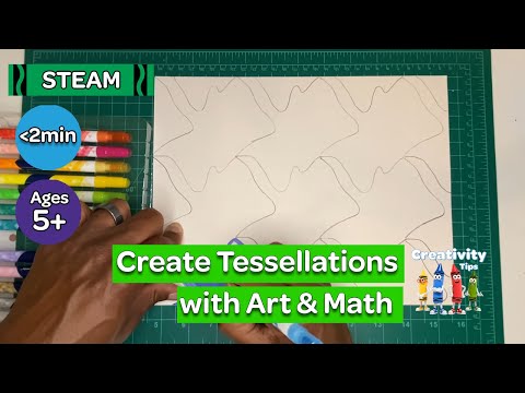 Combining Art And Math To Create Tessellations | An Art Activity | Crayola Creativity Tips