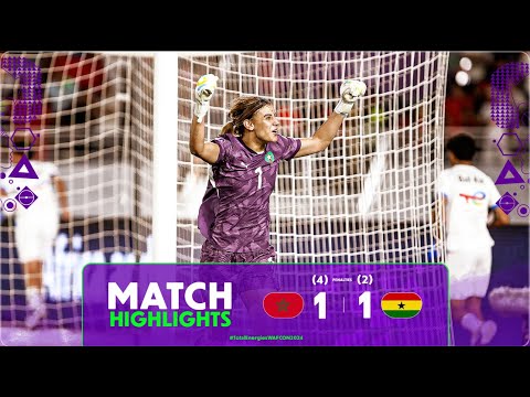 Morocco (4)1-1(2) Ghana Match Highlights l TotalEnergies WAFCON 2024 l Semi-Final Morocco (4)1-1(2) Ghana Match Highlights l TotalEnergies WAFCON 2024 l Semi-Final Thumbnail