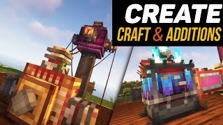 Гайд по Create Crafts & Additions 1.18.21.20.1 Электромотор. Обзор всех механизмов (minecraft java)