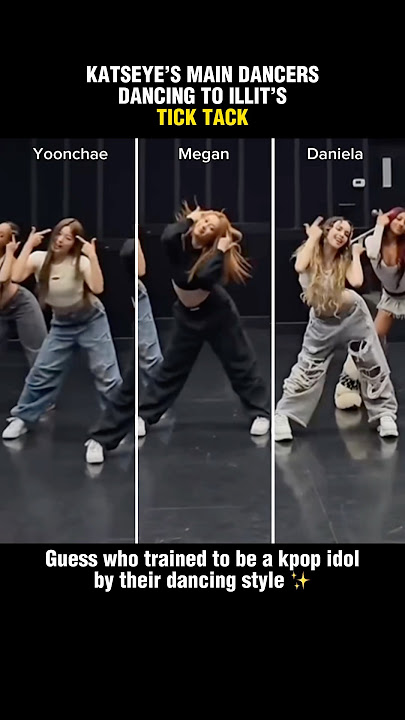 guess who trained to become a kpop idol by their dancing style ✨ #katseye #illit