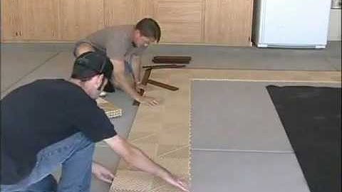 How to install Swisstrax Garage Flooring.