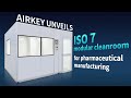 ISO 7(Class 10,000) USA Pharmaceutical Modular Cleanroom With Air Riser