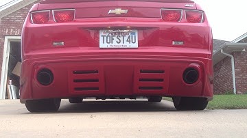 2010 Camaro SS QTP Cutouts