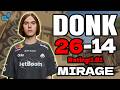 donk 26-14 | Rating 1.81 | mirage | FACEIT EU | +VOICE | Apr 23, 2026