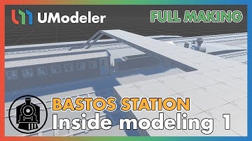 3D Modeling in Unity-Full Making Video of Modeling & Unwrapping the station in Bastos Station (1/12)