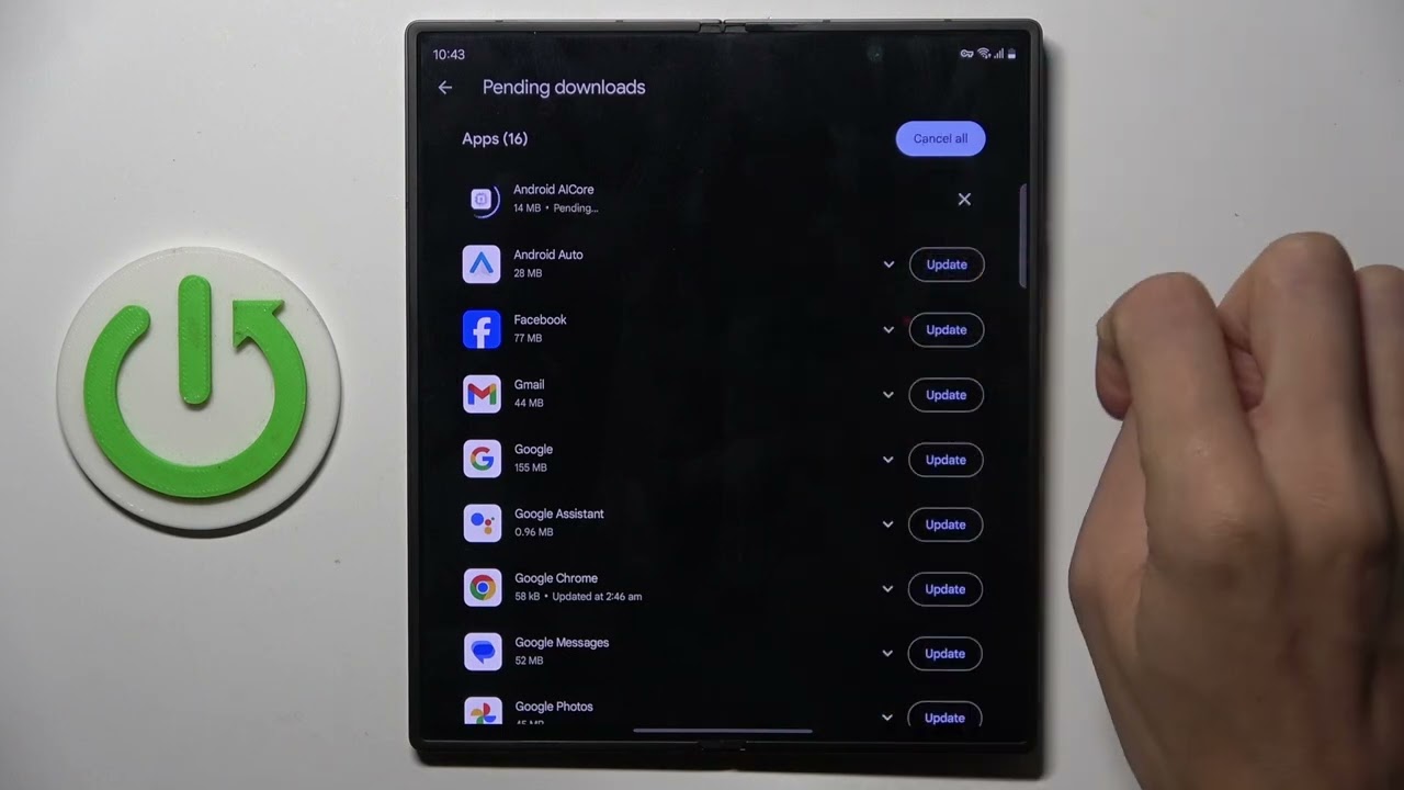 How to Update Apps on SAMSUNG Galaxy Z Fold 6